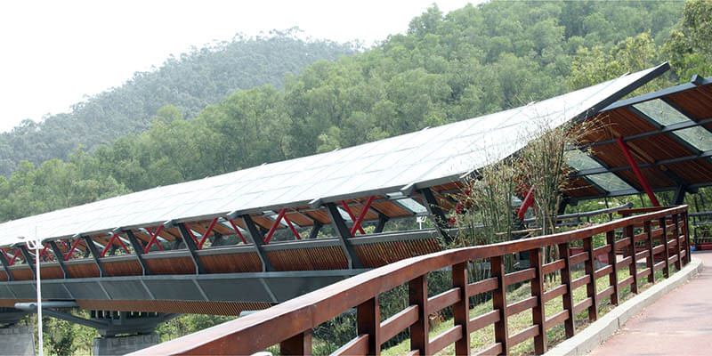 东莞市黄旗山城市公园一期天桥工程