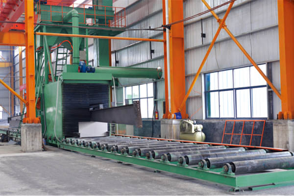 喷砂除锈生产线